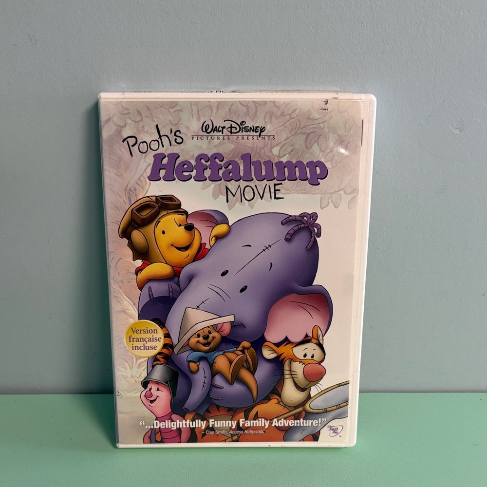 Walt Disney Pooh Heffalump DVD Movie, Rated G, Kids Winnie The Pooh Movie